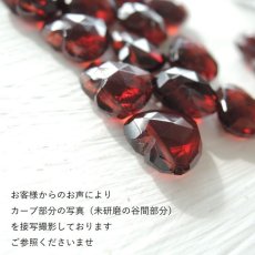 画像6: 【再入荷!】レアカット！　モザンビーク産ガーネット　ハートシェイプ　サージカルステンレスネックレス40cm (6)